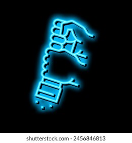 pepper add neon light sign vector. pepper add illustration