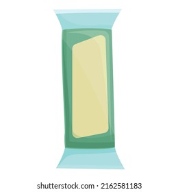 Vector de caricatura de icono de la bolsa de pimienta. Producto seco. Empaquetar papel