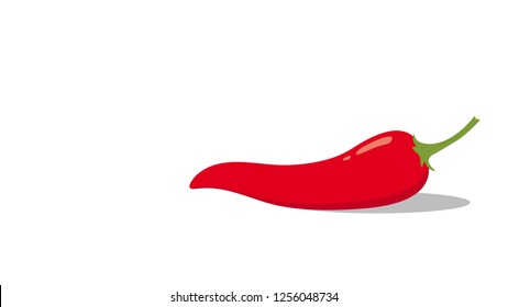 Pepper cartoon vector. symbol. logo design. wallpaper. copy space.