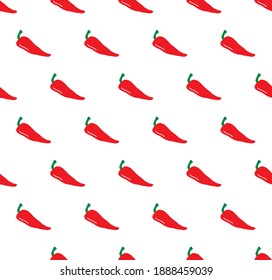 fondo de chile de pimienta. patrón sin costuras de chile rojo, textura, papel tapiz