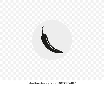 Pepper, chili icon. Vector illustration. flat design.
