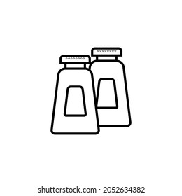 Pepper Container icon vector symbol illustration 
