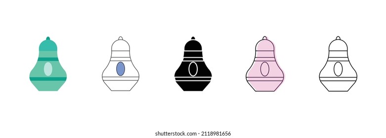 pepper container vector type icon