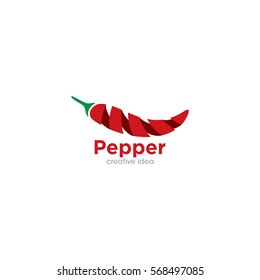 Pepper Creative Concept Logo Design Template