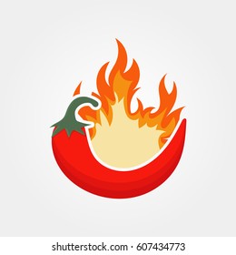pepper flame vector