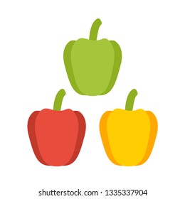 Pepper flat icon.You can be used pepper icon for several purposes like: websites, UI, UX, print templates, presentation templates, promotional materials, web and mobile phone apps