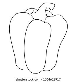 Pepper flat illustration