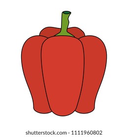 pepper fresh isolated icon