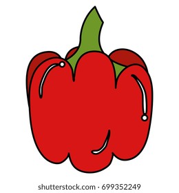 pepper fresh isolated icon