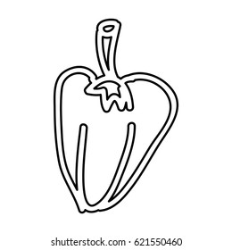 pepper fresh vegetable icon