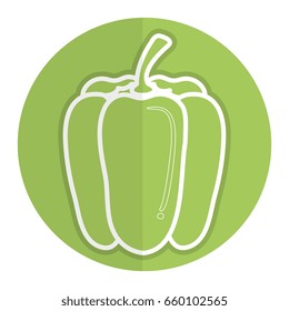 pepper fresh vegetable icon