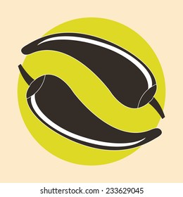 pepper graphic design , vector illustration
