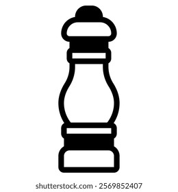 Pepper Grinder food and culinary icon illustration