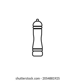 pepper grinder icon, pepper vector, grinder illustration