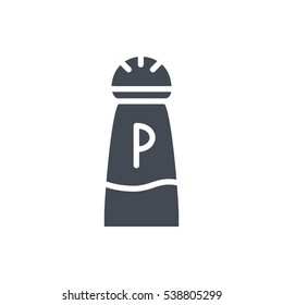pepper grinder silhouette icon