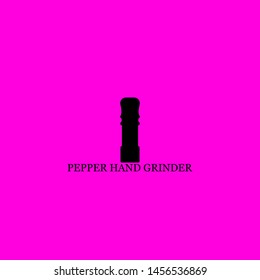 pepper hand grinder icon sign signifier vector