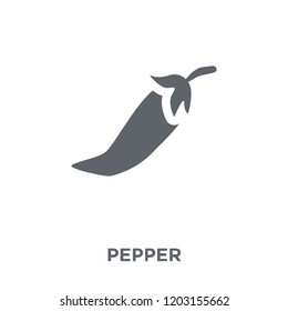 Pepper icon. Pepper design concept from  collection. Simple element vector illustration on white background.