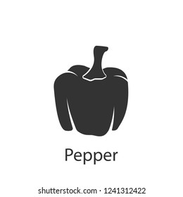 Pepper icon. Element of drink and food icon for mobile concept and web apps. Detailed Pepper icon can be used for web and mobile