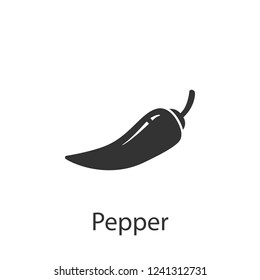 Pepper icon. Element of drink and food icon for mobile concept and web apps. Detailed Pepper icon can be used for web and mobile