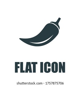 Pepper Icon. Flat illustration isolated vector sign symbol