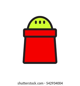 pepper icon illustration isolated vector sign symbol