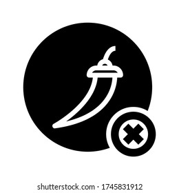 pepper  icon or logo isolated sign symbol vector illustration - high quality black style vector icons
