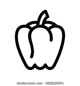 Pepper icon or logo isolated sign symbol vector illustration - high quality black style vector icons

