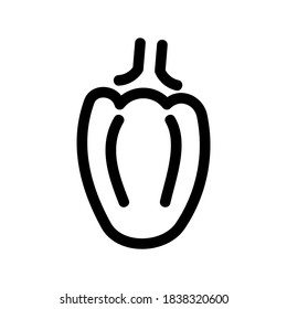 Pepper icon or logo isolated sign symbol vector illustration - high quality black style vector icons
