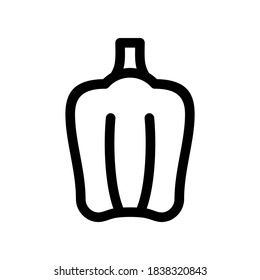 Pepper icon or logo isolated sign symbol vector illustration - high quality black style vector icons
