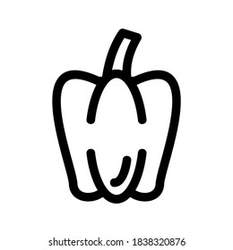 Pepper icon or logo isolated sign symbol vector illustration - high quality black style vector icons

