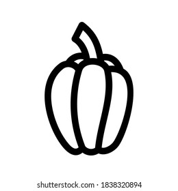 Pepper icon or logo isolated sign symbol vector illustration - high quality black style vector icons
