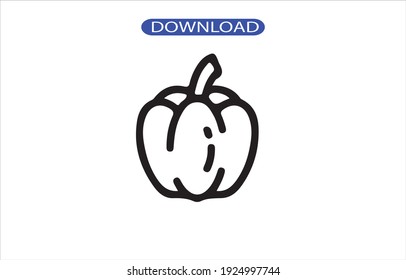 pepper icon or logo isolated sign symbol vector illustration - high quality black style vector icons.