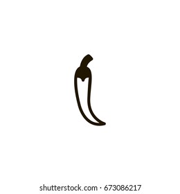 pepper icon. sign design