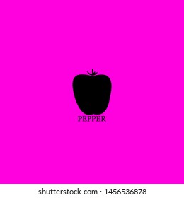 pepper icon sign signifier vector