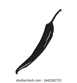 Pepper icon. Simple vector illustration