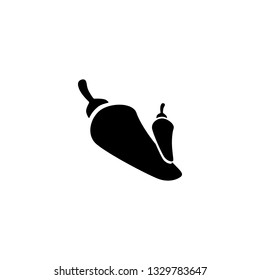 pepper icon vector. pepper sign on white background. pepper icon for web and app