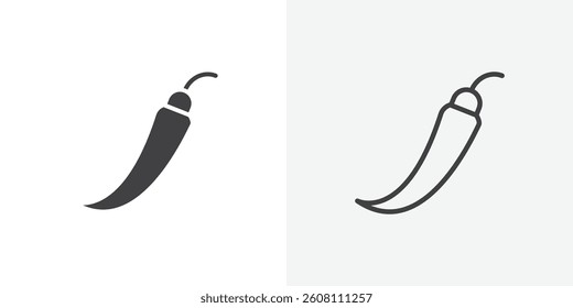 Pepper icons design. vector icons for ui designs