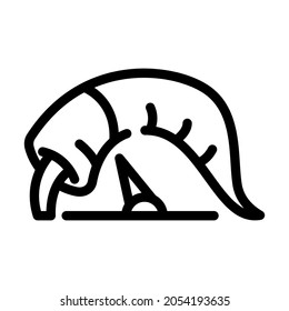 pepper low spice taste scale line icon vector. pepper low spice taste scale sign. isolated contour symbol black illustration