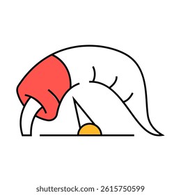 pepper low spice taste scale line icon vector. pepper low spice taste scale sign. isolated symbol illustration
