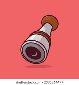 Pepper mill cartoon vector illustration kitchen concept icon isolated
