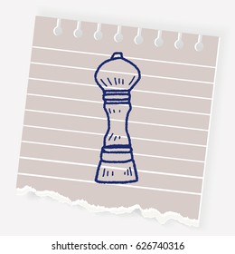 pepper mill doodle