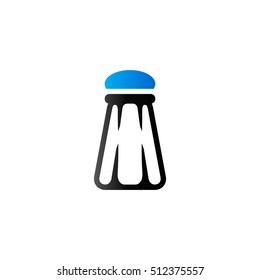 Pepper pot icon in duo tone color. Restaurant table dinner