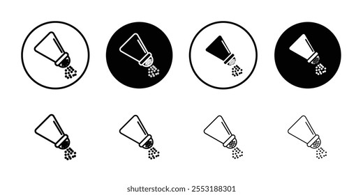 Ícone de batedor de pimenta Ilustração de design de arte