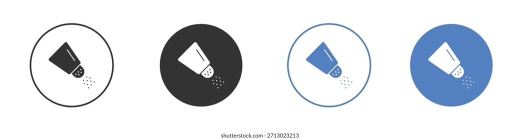 Ícone de agitador de pimenta simples minimalista Vetor EPS