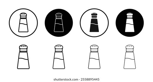 Pepper shaker icon Symbol mark in filled style