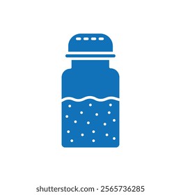 Pepper shaker icon Thin line illustration set