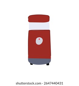 moedor de especiarias de pimenta cartoon. café inoxidável, cerâmica de aço, moinho de lâmina pimenta moedor de especiarias sinal. símbolo isolado vetor ilustração