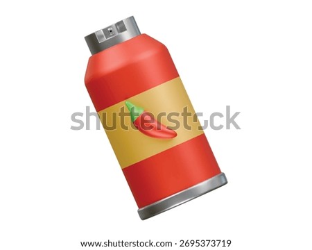 pepper spray icon 3d illustration render