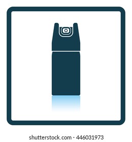 Pepper spray icon. Shadow reflection design. Vector illustration.