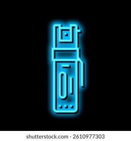 pepper spray neon light sign vector. pepper spray illustration